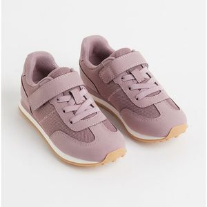 H&M girls Sneakers size 1 Lilac plum color